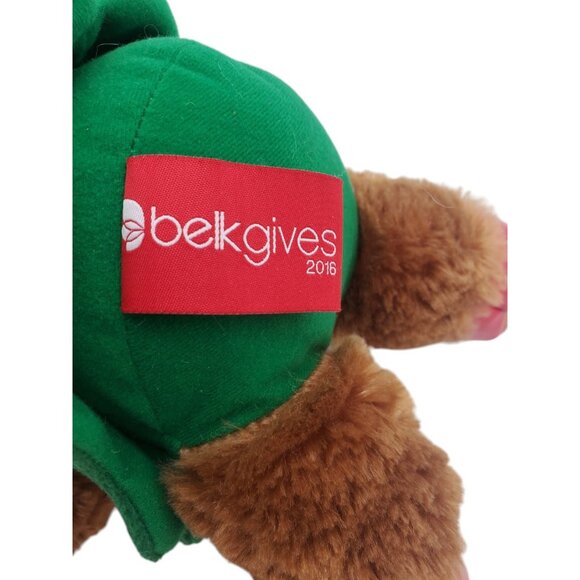 Rare Hard to Find Colletable Belk Gives 2016 Charity Bear Plush Toy Brown Red - Picture 5 of 7